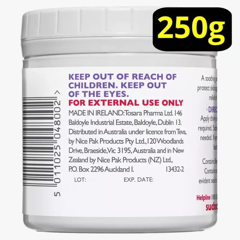 Sudocrem Skin Soothing Antiseptic Healing Cream - 250 grams view 2