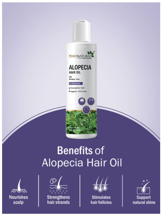Elegantra Anti Hair Fall Alopecia Oil 100ml each pack of 2 | Botanical Hair Growth Solution for Bald Spots & Thin Hair view 2