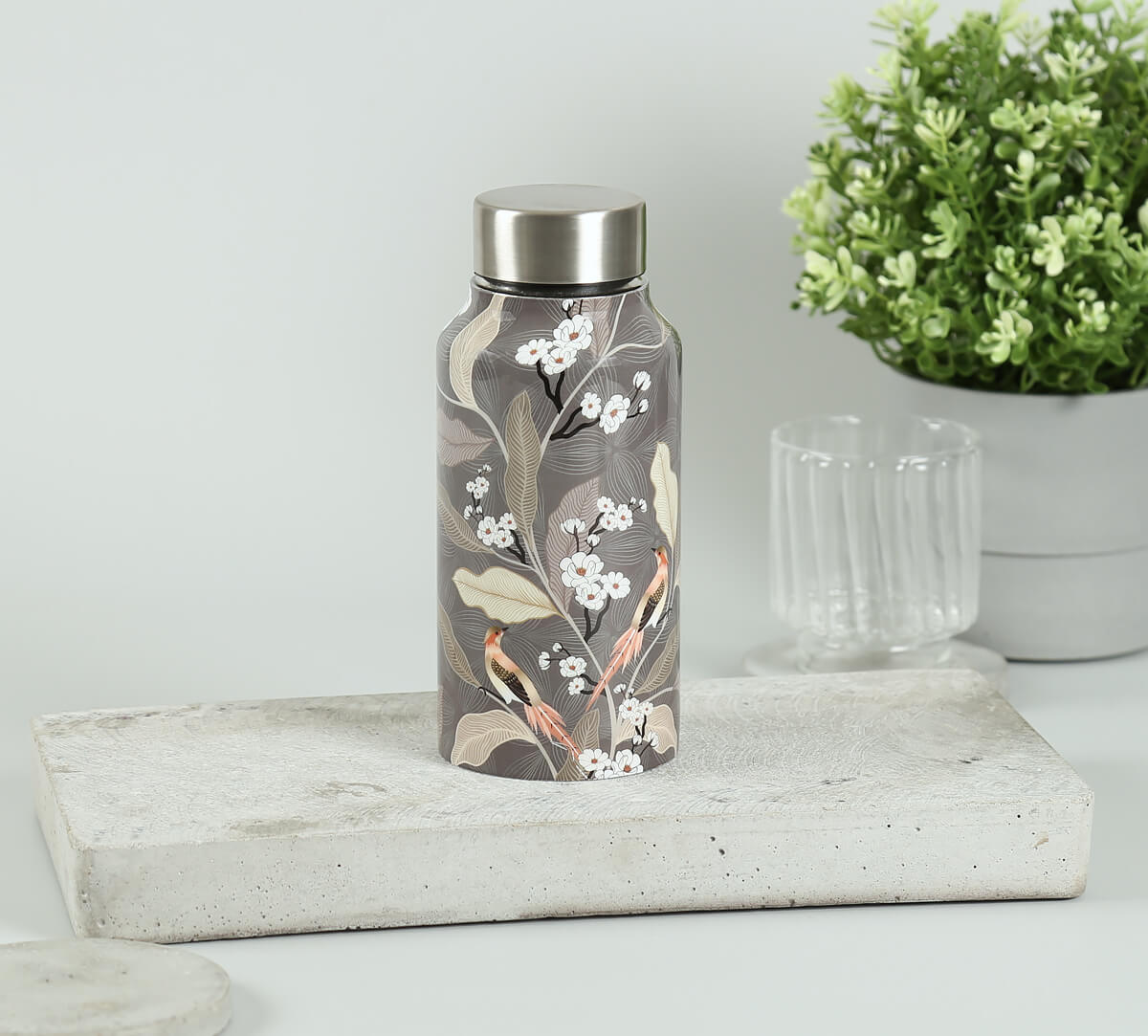 India Circus Bird Land Paradise Small Steel Bottle view 2