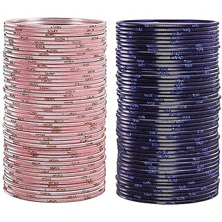 Omsar Jewelry Metal Bangle Set (Pack of 10)