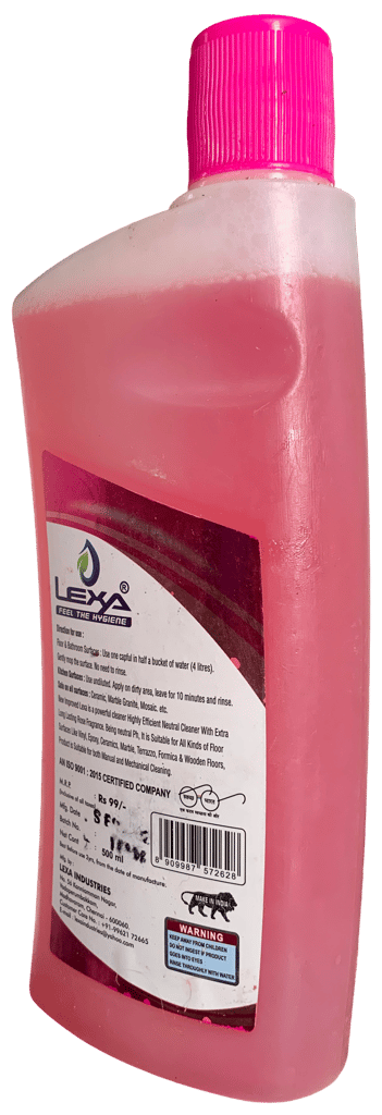 Lexa Floor Cleaner Rose - 10x Cleaning and Germ Kill 99% - Disinfectant, Surface Cleaner 500ml view 2