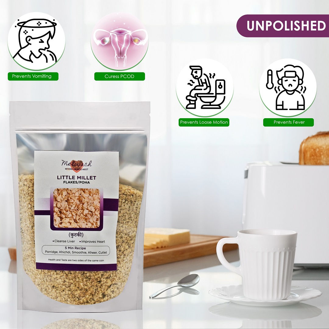 Little Millet Flakes/Poha, 350 gm view 2