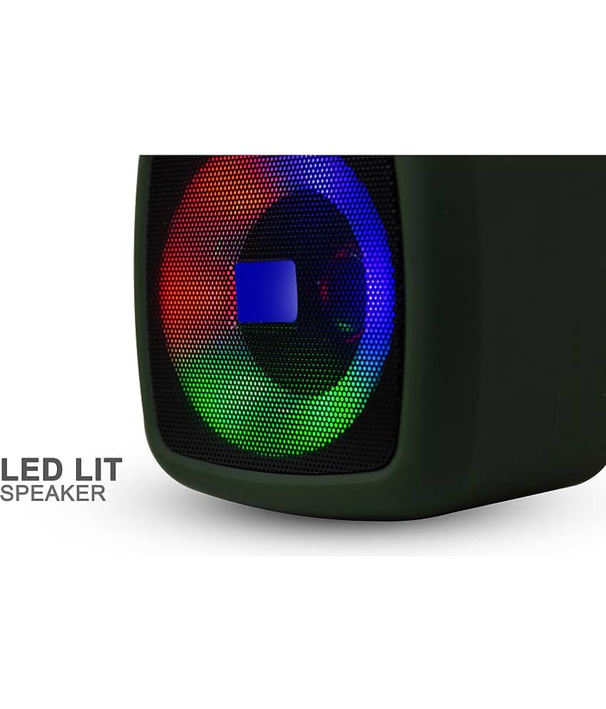 Musify 036 party speaker 10 W Bluetooth Speaker Bluetooth V 5.0 with USB,SD card Slot,Aux,3D Bass Playback Time 6 hrs Black view 2