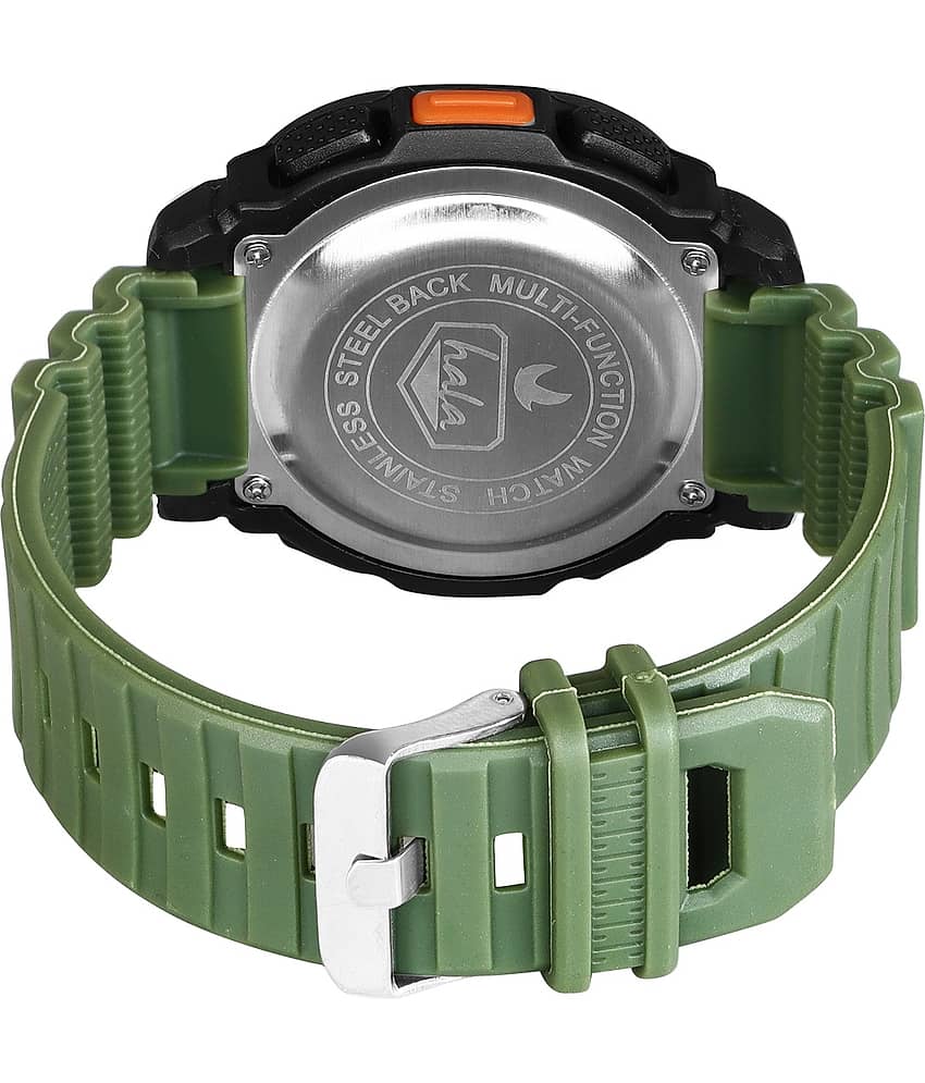 Hala - Green Silicon Digital Men's Watch view 2