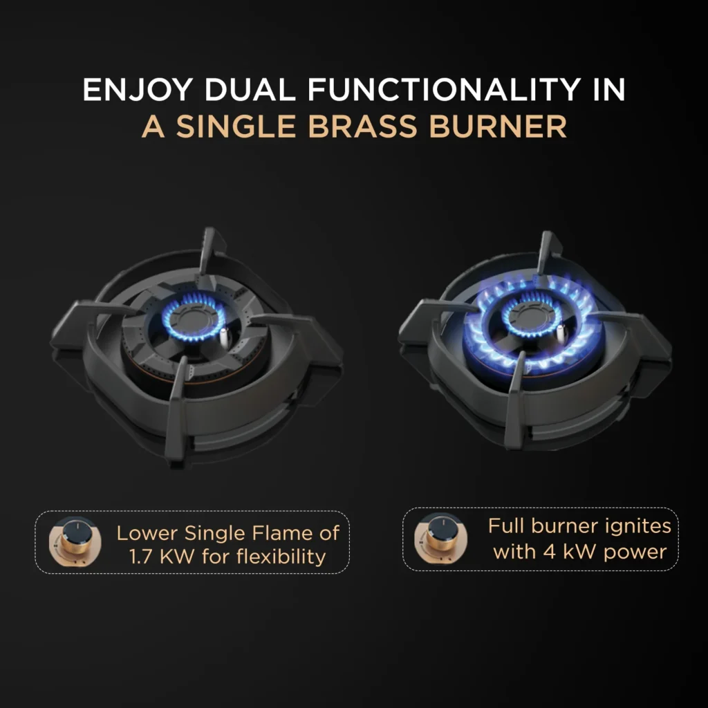 Faber Glass Hob Top - Utopia Pro HT 604 BR CI view 2
