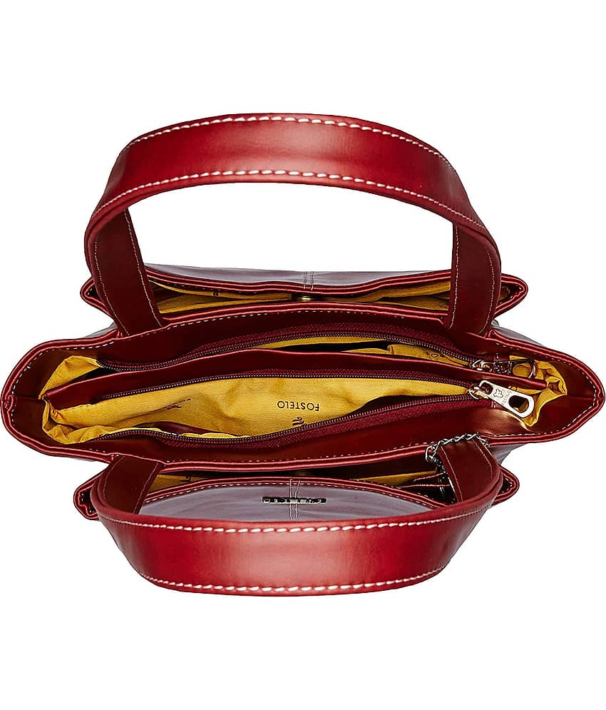 Fostelo - Grey PU Shoulder Bag view 2