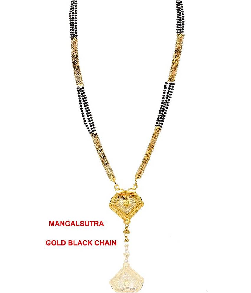 Shankhraj Mall Gold Plated Letest & Designer Mangalsutra For Women-100235 view 2