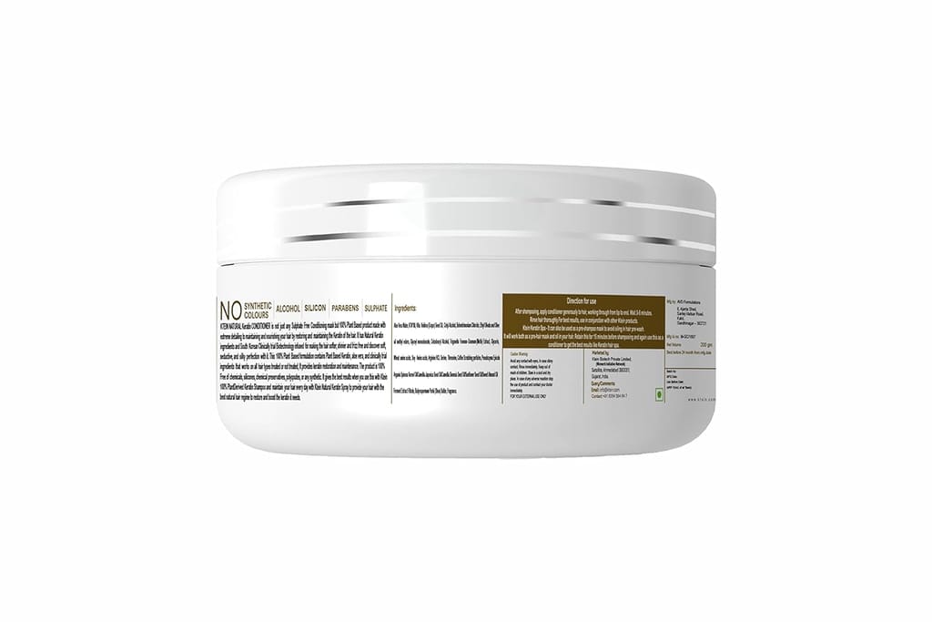 ktein natural chemical free plant derived conditioning hair mask(100gm) view 2