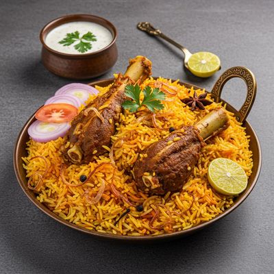 Hyderabad Special Mutton Dum Biriyani
