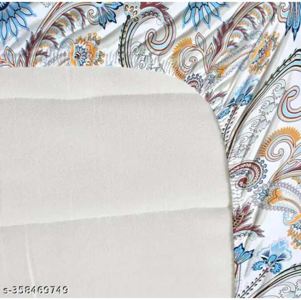 Homdazal Microfibre Abstract Queen Size Multi Color - Multi, Size - Queen view 2