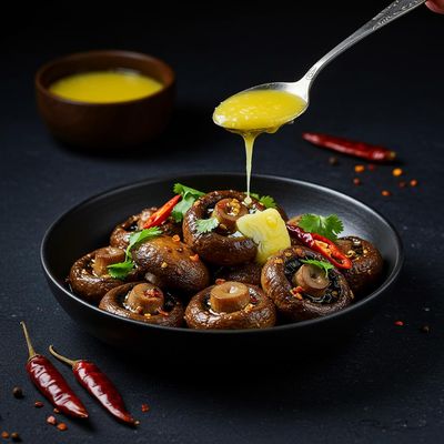 Mushroom Ghee Roast