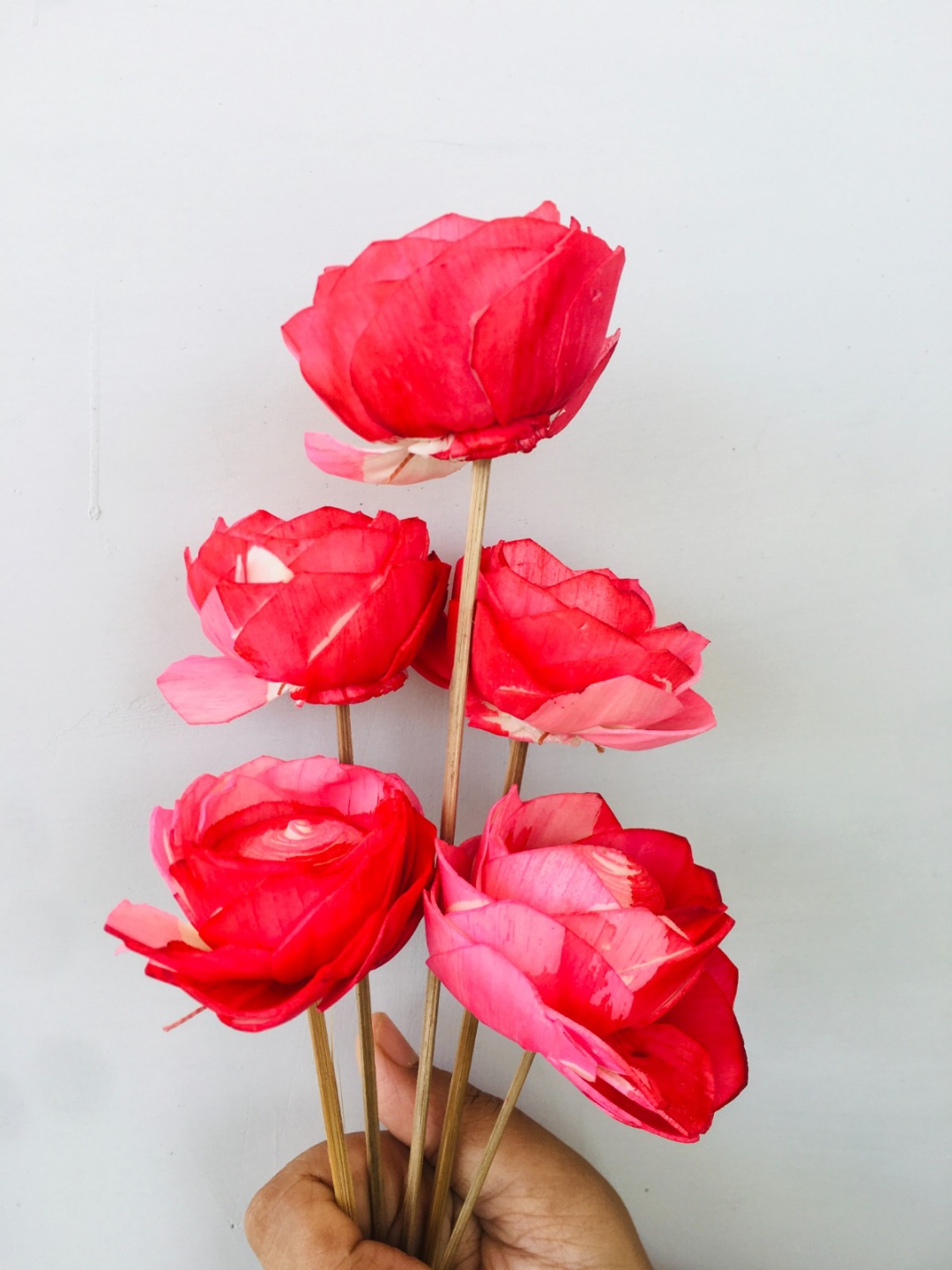 Ombre Pink Sola Flower (5pcs) view 2