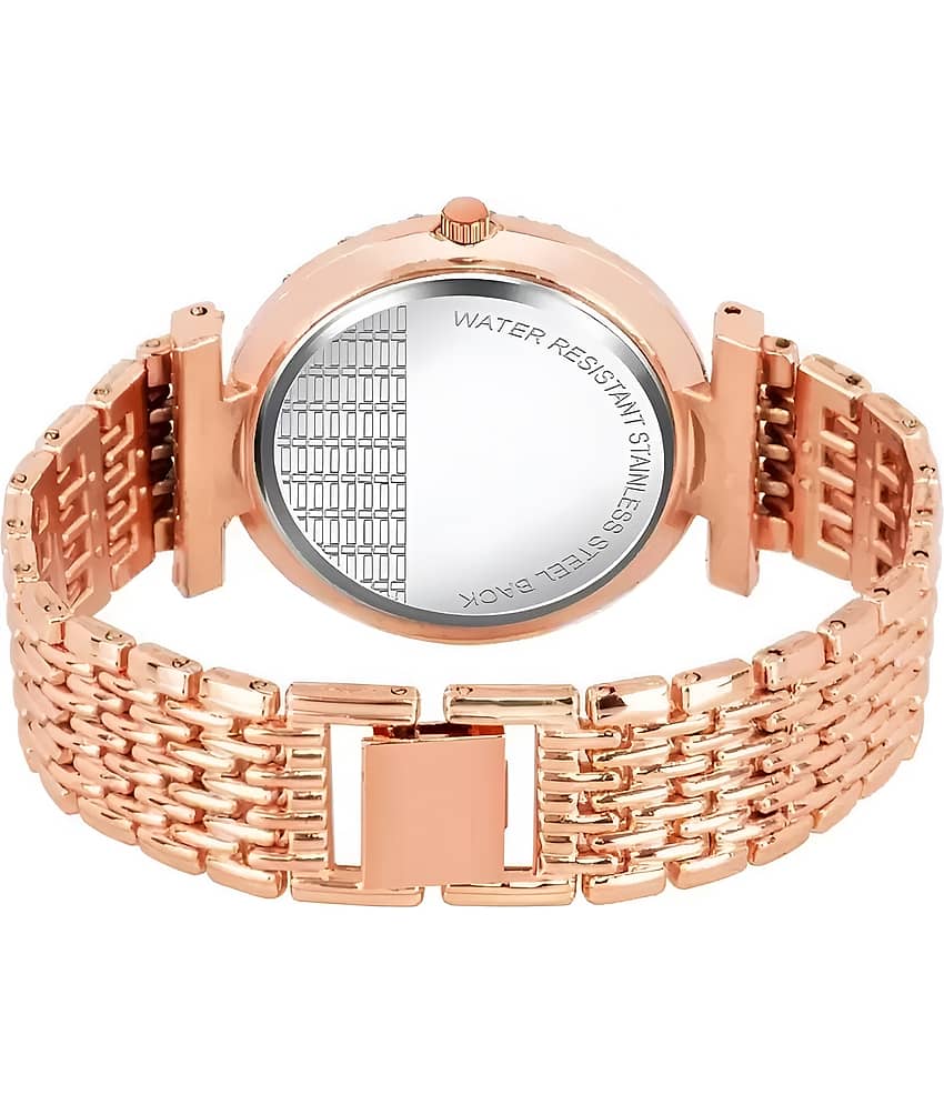 Viser Rose Gold Metal Analog Womens Watch view 2