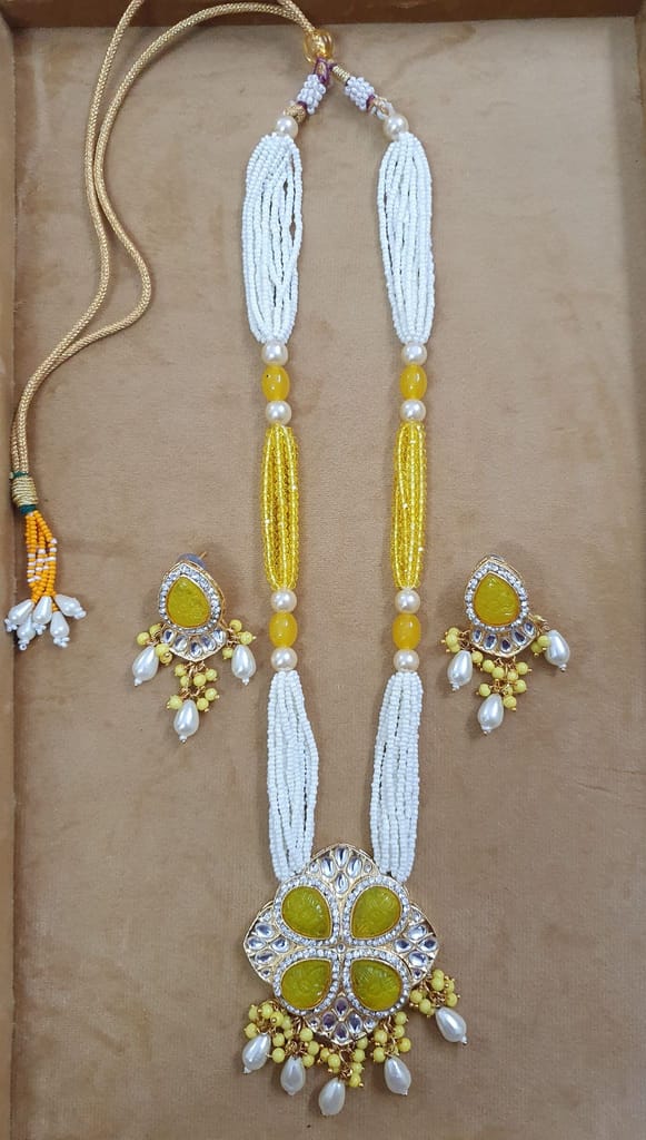 Kundan Beautiful Designer Necklace view 2