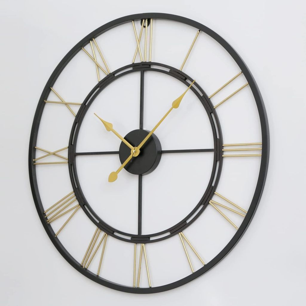 LIGHT ANGLE Metal Wall Decor and Hanging Clock view 2