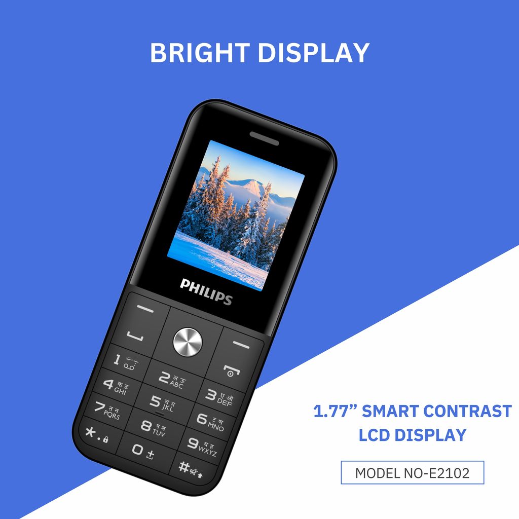 Philips E2102 Keypad Mobile Phone view 2