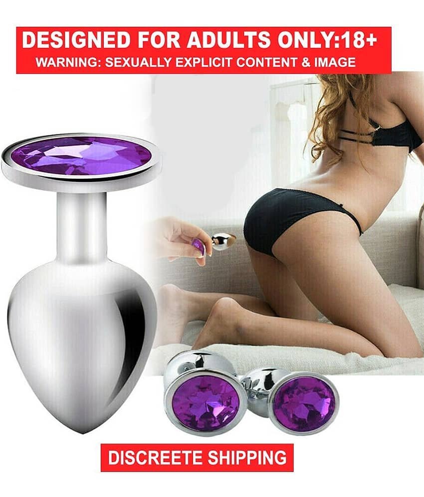 Stainless Steel Diamond Anal Bu-tt Plug For All Day Use And Kegel Exercise | Anal Toys For Men And Women view 2