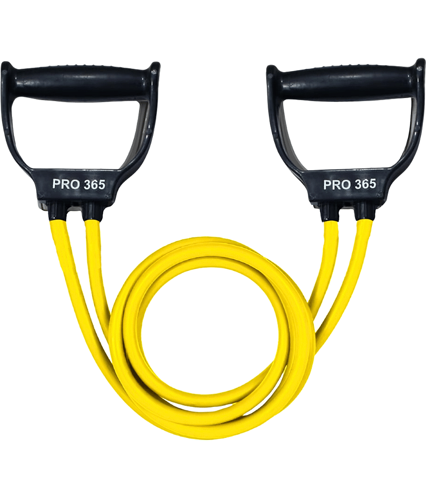 PRO365 Rubber Double Toning Tube Yellow - Light Resistance view 2