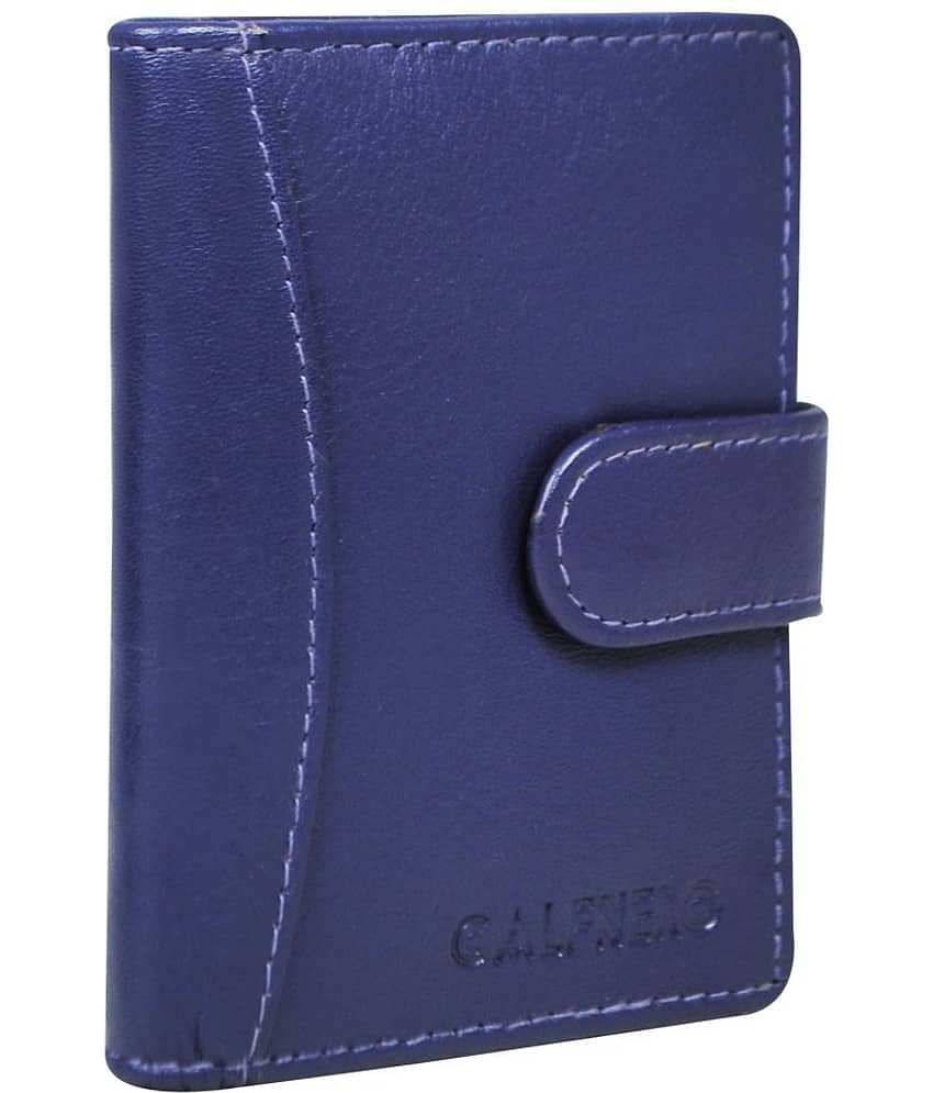 Calfnero Genuine Leather Card Case wallet view 2