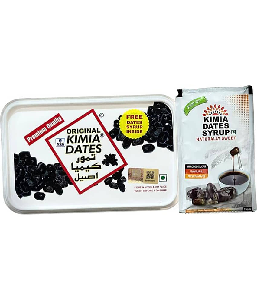 Kimia Dates Original Mazafati Dates Juicy & Delicious Khajoor Rich In Fibre 500 gm (Pack of 4) view 2