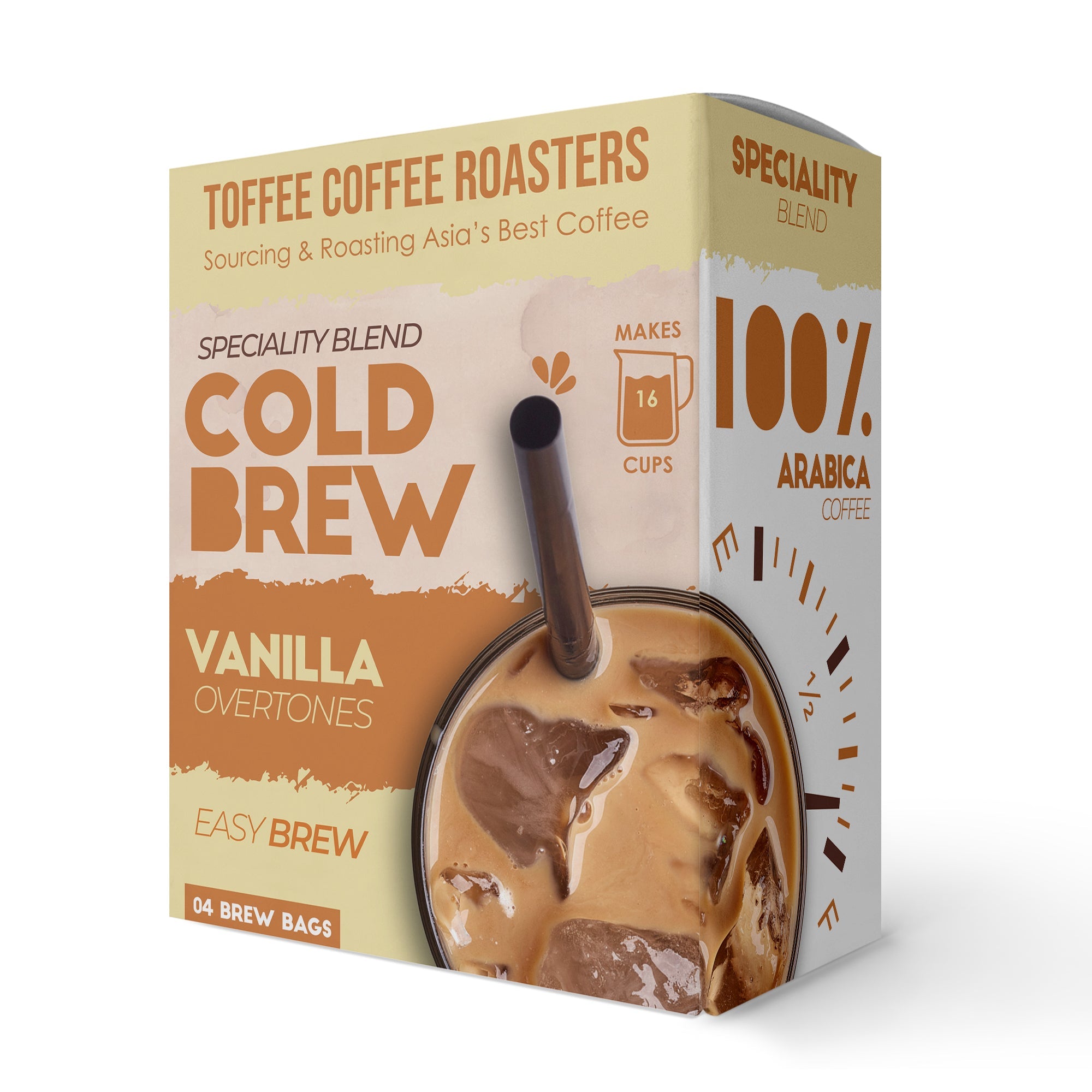 Vanilla Cold Brew Bags | Free Mason Jar view 2