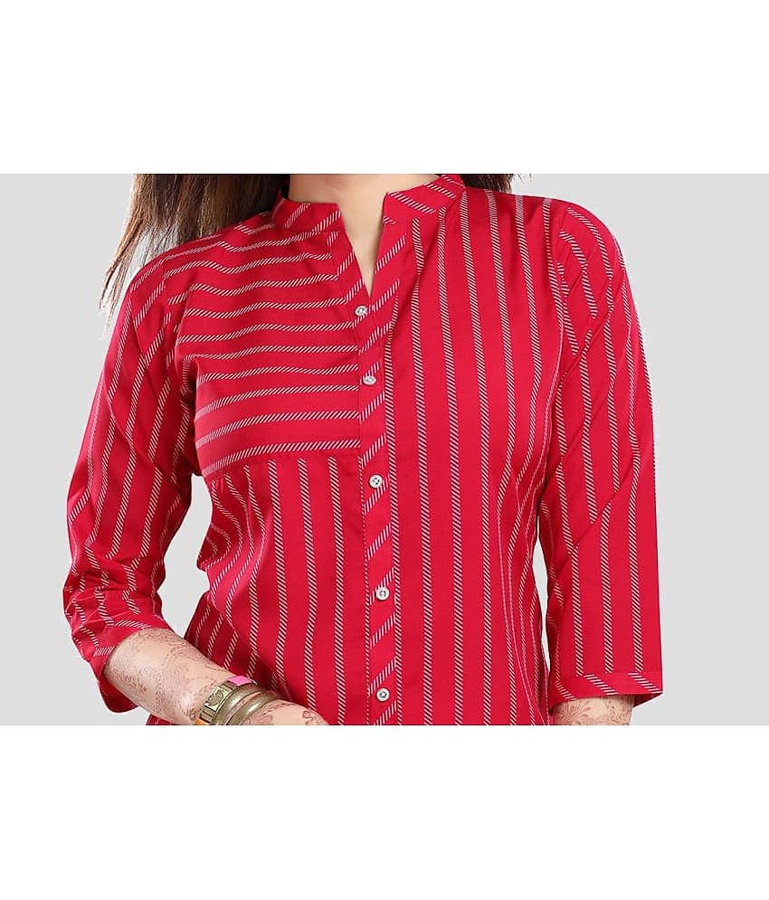 Meher Impex - Navy Blue Crepe Women's Tunic ( Pack of 1 ) view 2