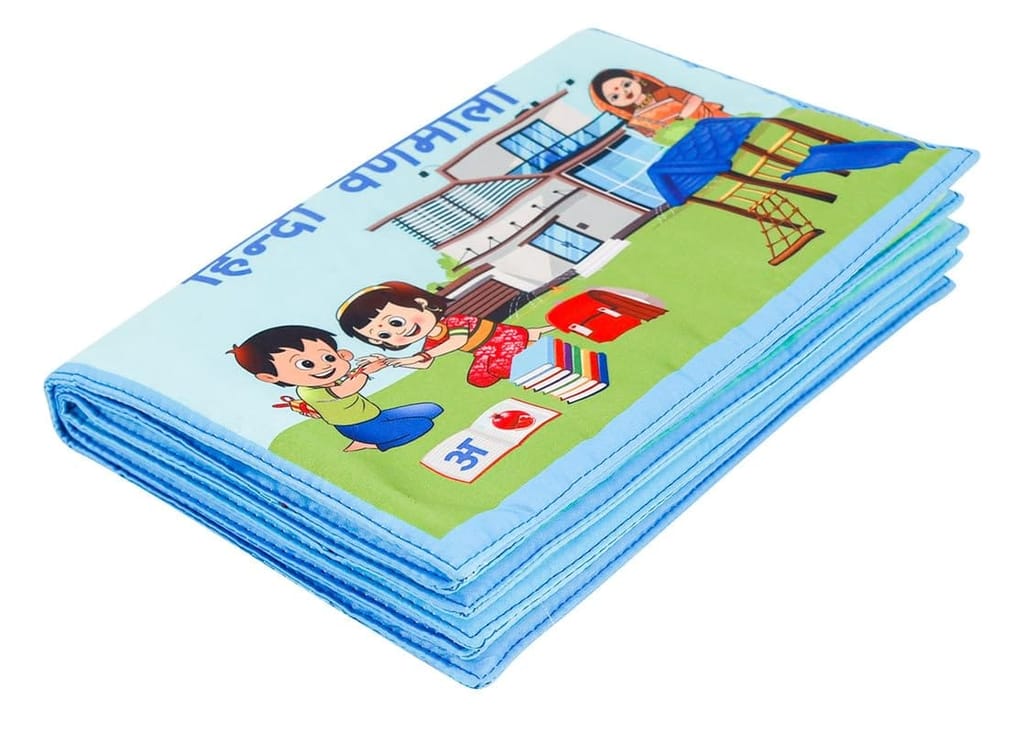 Skyculture Hindi Aksharmala Cloth Book - Hindi Language, Polyster Fabric for Early Learning view 2