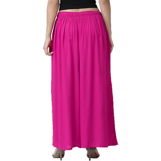 PT LEGGINGS Beautiful Rayon Palazoo for women freesize(Pack of 1) view 2