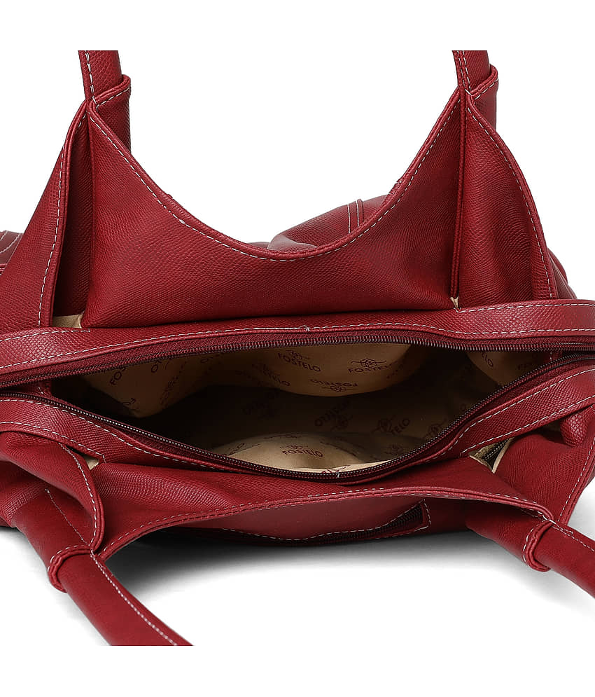 Fostelo - Grey Melange PU Shoulder Bag view 2