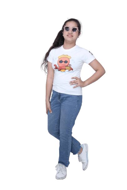 KUCHU Unisex Tshirt | Made of Super Combed Cotton-Modal Natural Fiber Better Than 100% Cotton| Soft & Breathable Fabric| Unique Digitally Printed Design |Vibrant Colour | Octopus view 2