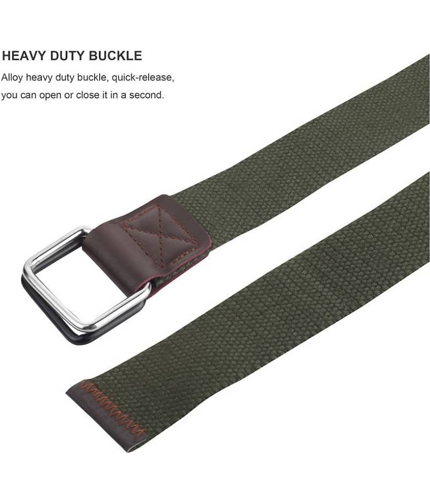 Zoro - Green Fabric Men's Casual Belt ( Pack of 1 ) view 2
