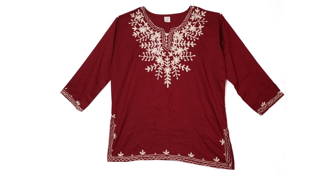 Cotton tunic top 1 piece each view 2
