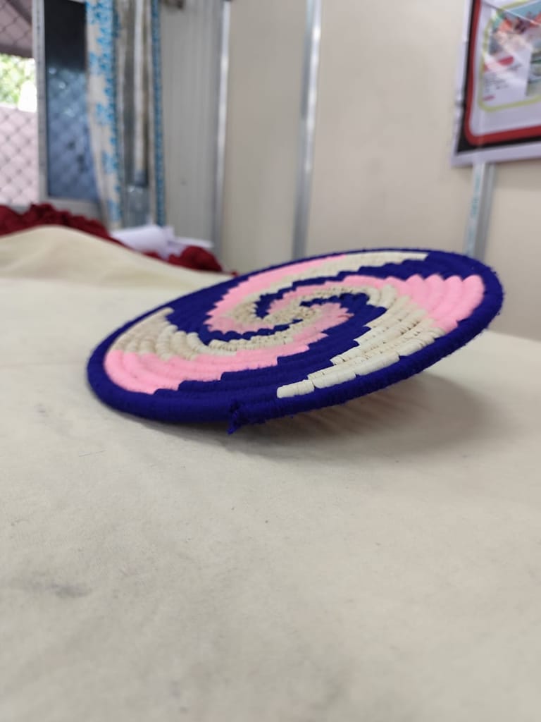 Handwoven Coaster - Spiral Design (Pack of 4) view 2