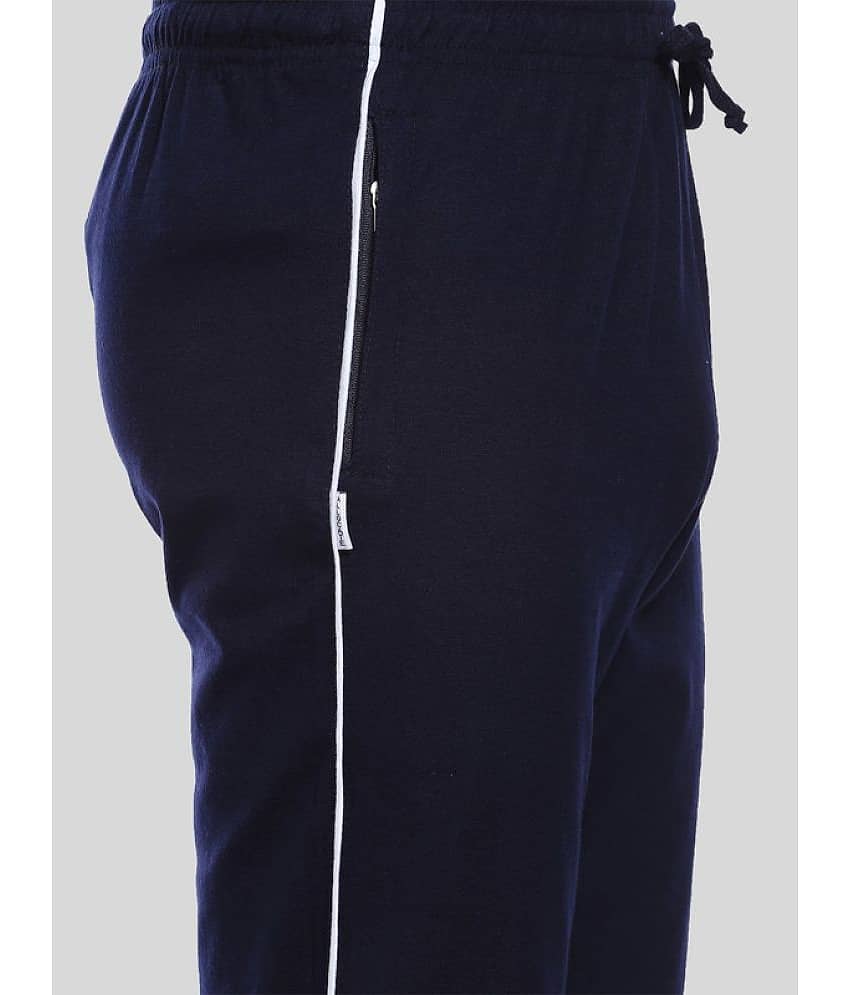 Allocate - Navy Blue Cotton Blend Men's Three-Fourths ( Pack of 1 ) view 2