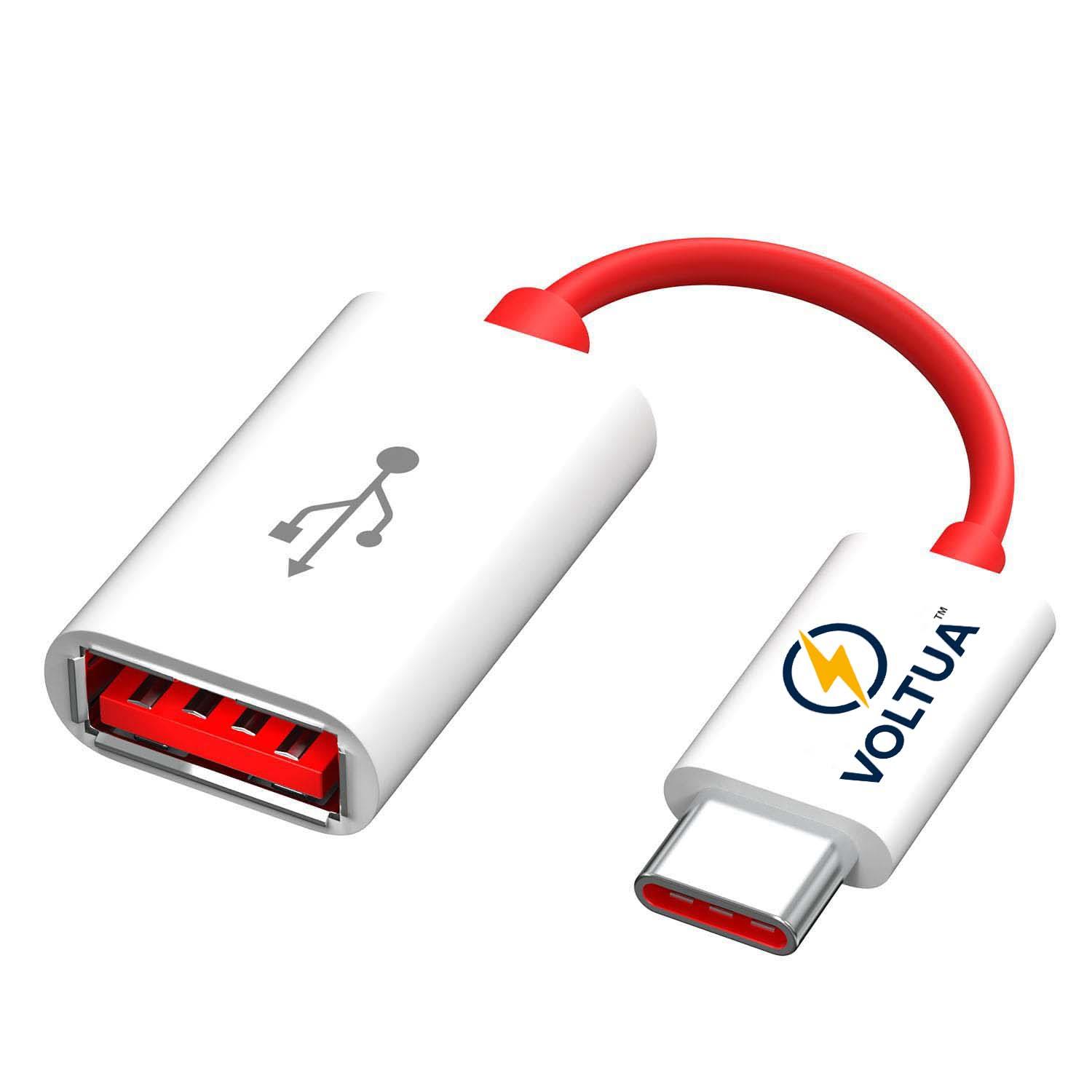 Voltua USB 3.0 to Type-C OTG Adapter Cable | 5Gbps, Plug & Play