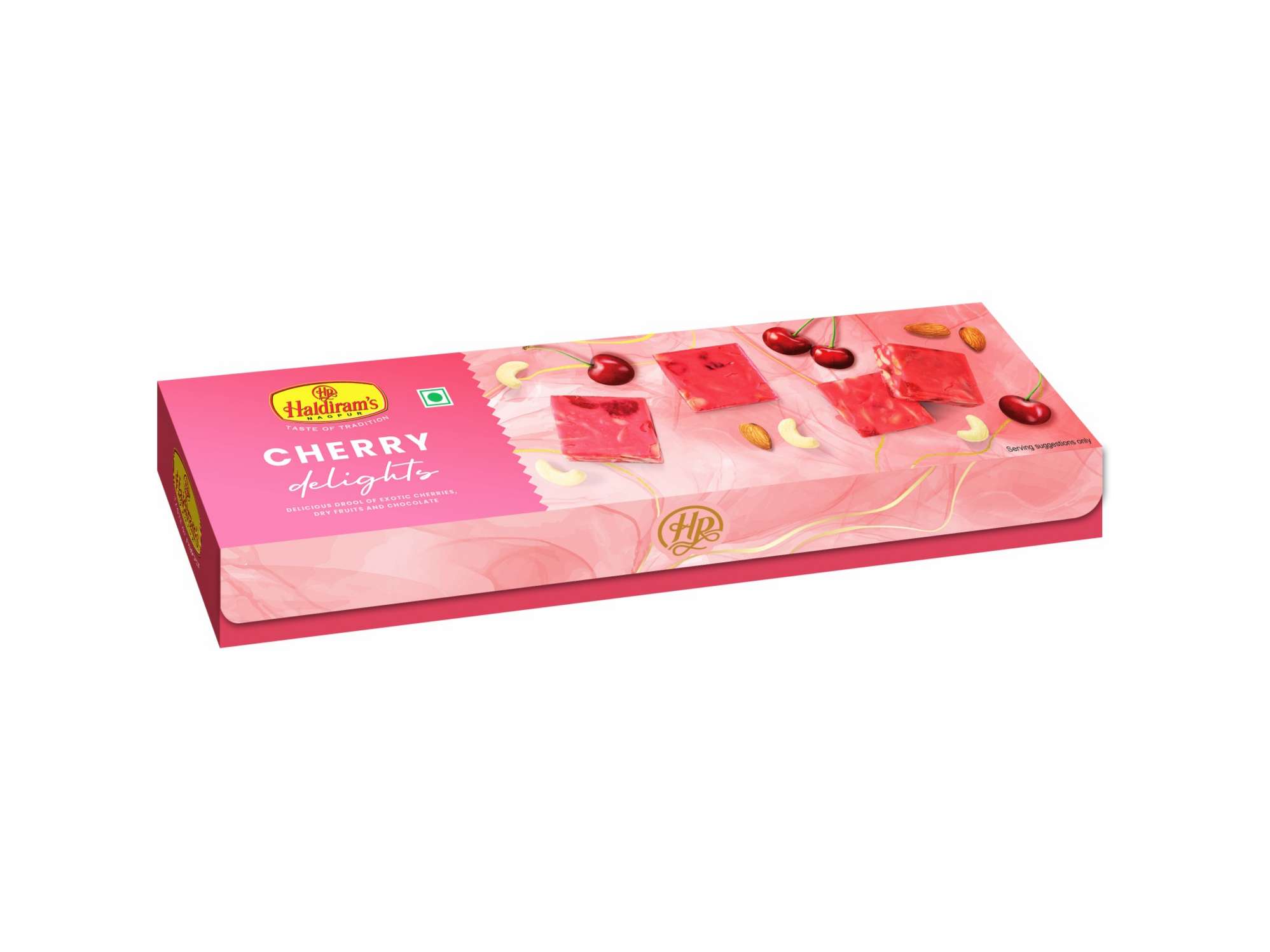 Haldiram's Cherry Delights Packed Sweets - 125 Gm