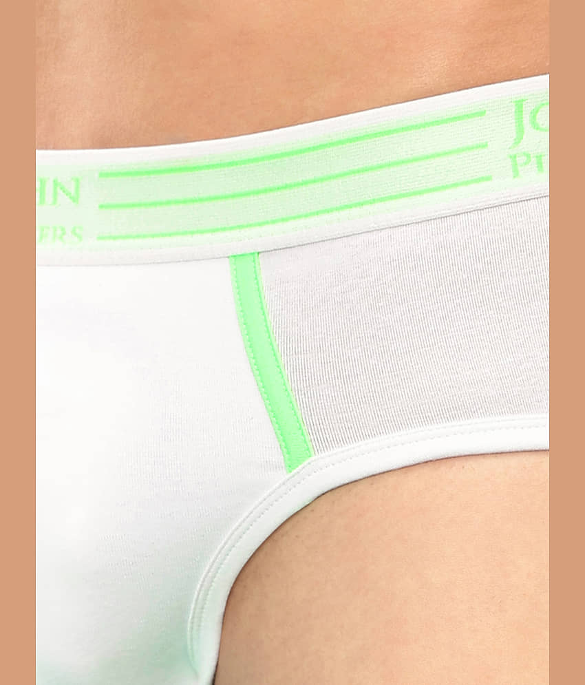 John Players Pack of 2 Cotton Blend Briefs For Men's ( Grey ) view 2