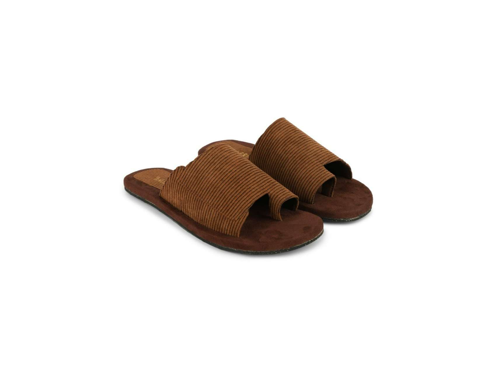 Paaduks Iru Mud Dark Brown Men Flats - UK 11