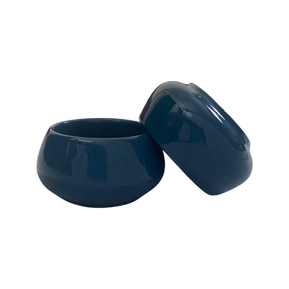 Ceramic Dining Chic Teal Blue Ceramic Dip Bowls Set of 6 || Ketchup Bowls || Sauce Bowls || Chutney Bowls view 2