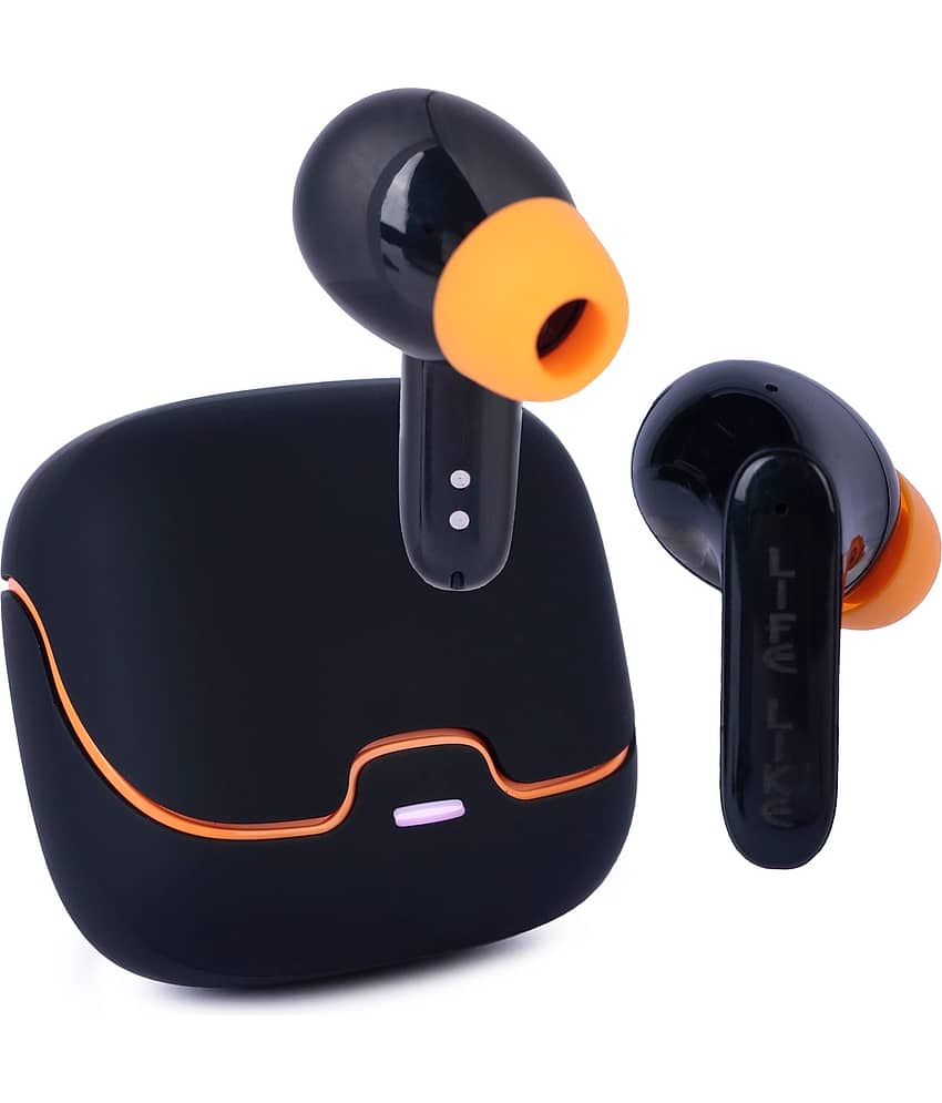 Life Like Z40 With 60H Playtime, Fast Charging, ENC Mic, 10 mm Rich Bass Drivers,Bluetooth 5.3 Ear Buds TWS - Black view 2