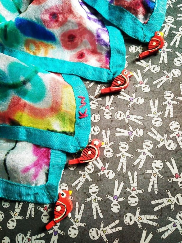 The Story of Waves ' Tabby Silk Stole view 2