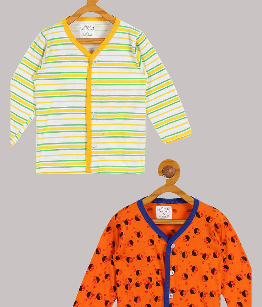 Babeezworld Pack of 2 Baby Boys Cotton T-Shirt ( Multi ) view 2