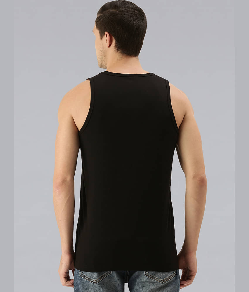 Veirdo Pack of 1 Cotton Regular Fit Men's T-Shirt ( Black ) view 2