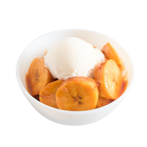 Caramelized Banana With Vanilla Ice Cream