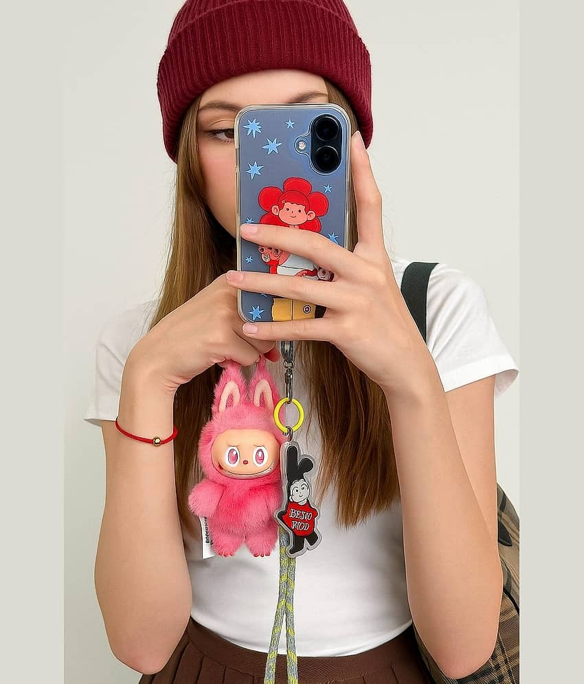 La-bubu Doll Birthday Gift Cartoon Character Toy, la bubu Keychain Soft & Cuddly Doll (Pack of 1) view 2