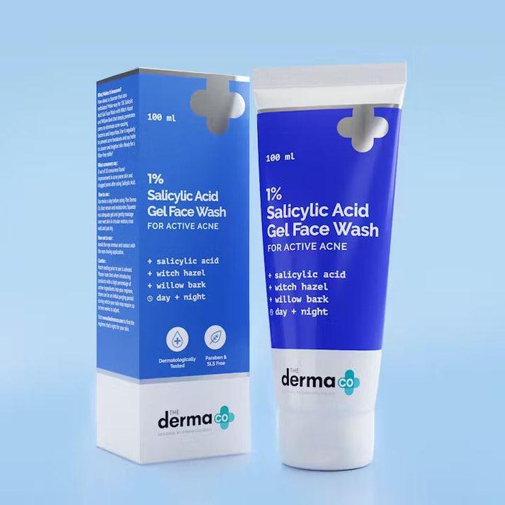 The Derma Co 1% Salicylic Acid Gel Daily Face Wash 100ml view 2