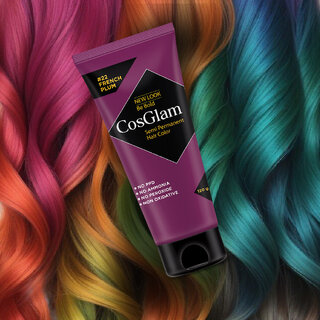 Cosglam Semi Permanent Hair Color For Women Men, (120g, #22 French Plum) view 2
