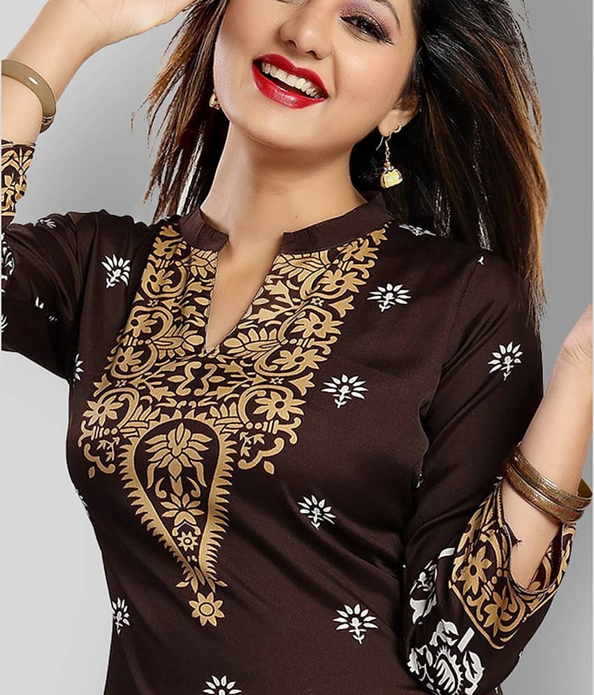 Crepe Short Kurti For Women (Pack of 1) view 2