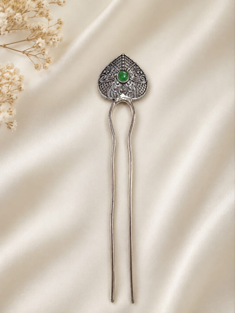 Blubby Elegant Oxidised Silver Juda Stick view 2