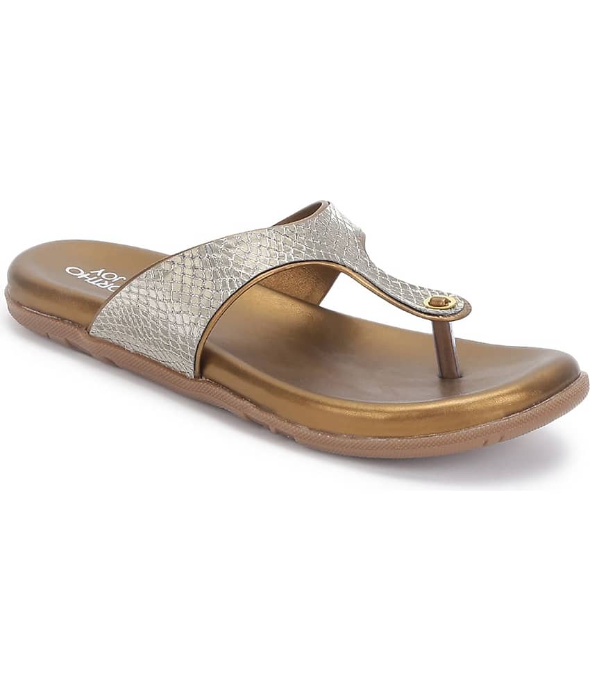 ORTHO JOY - Silver Women's Flats view 2